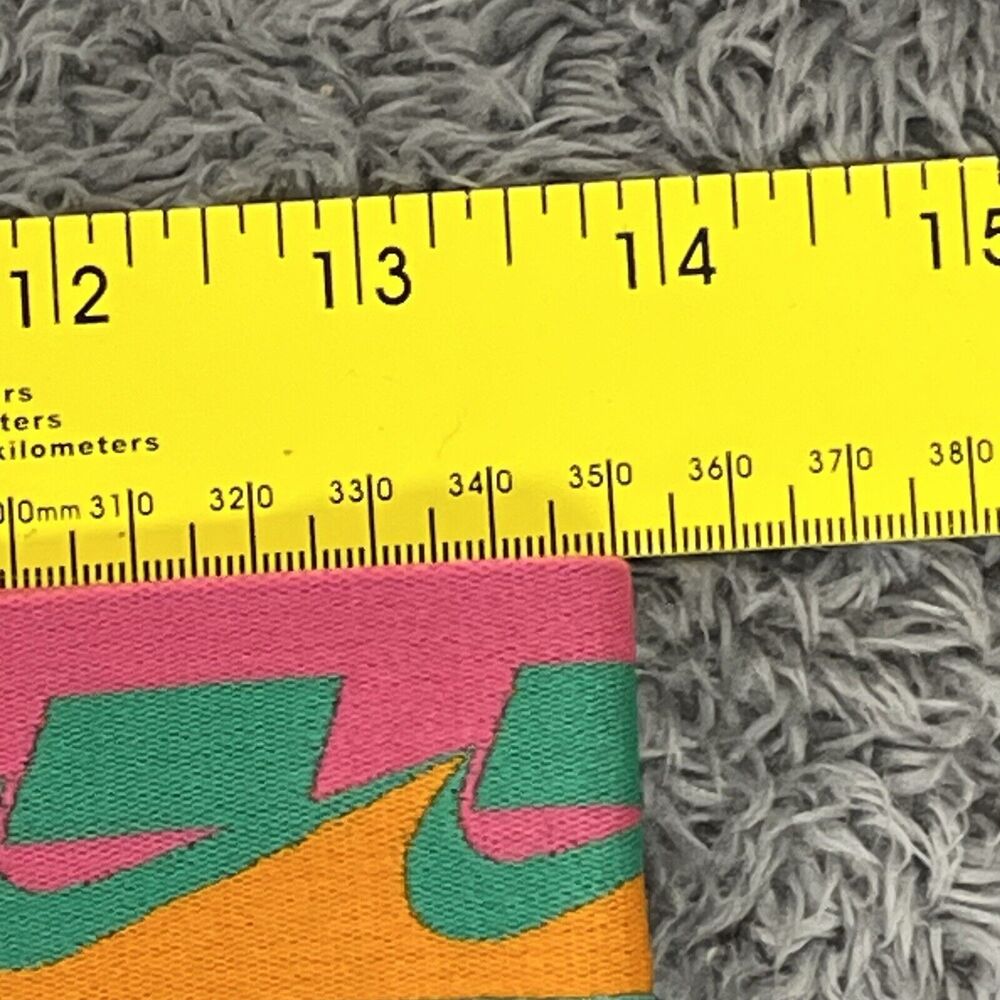 Nike Leggings Womens Small Black Rainbow Striped Athletic Ankle Stretch - Picture 7 of 12